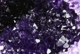 Sparkly, Dark Purple Amethyst Geode - Uruguay #378158-1